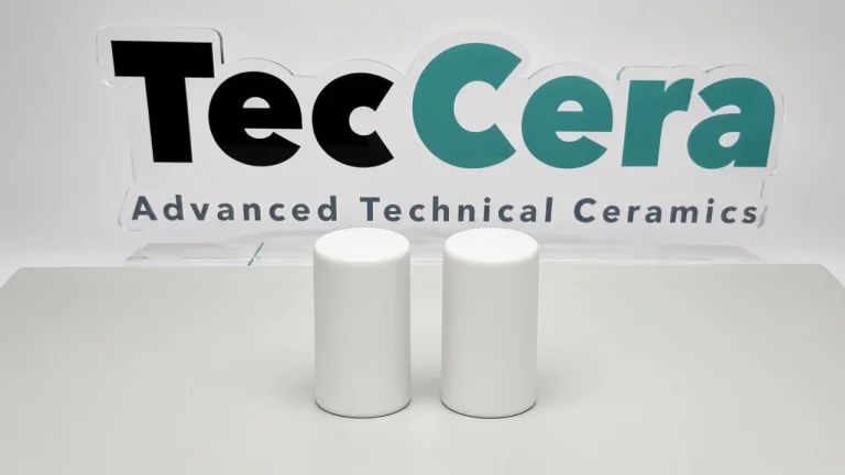 Custom white alumina ceramic short rods in multiple sizes