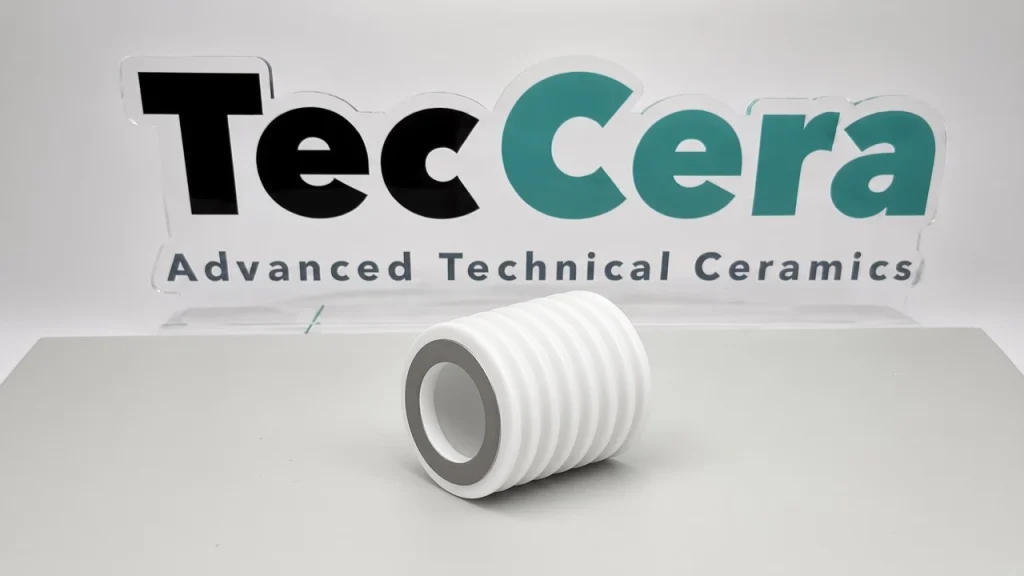 Mo-Mn Metallized Corrugated Alumina Ceramic Tube
