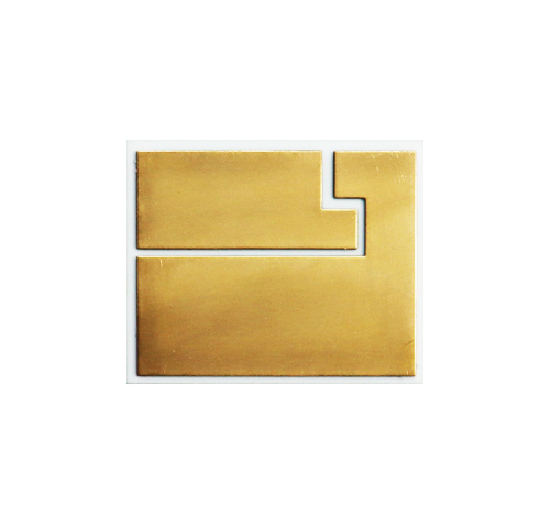 Double-sided DPC alumina ceramic copper substrate with gold-plated surface